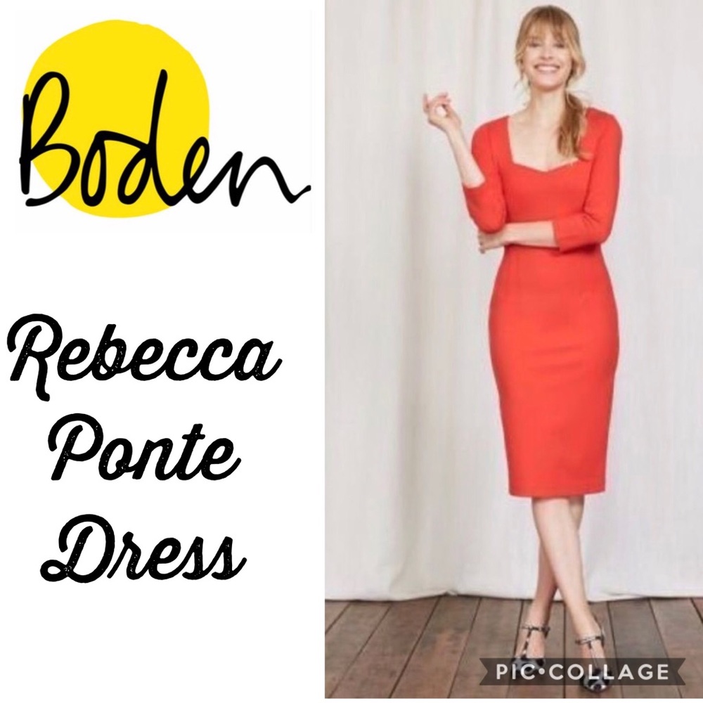Boden Rebecca Ponte Dress (NWOT)